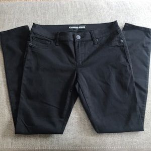 Black low rise extreme stretch jean legging